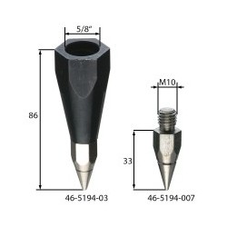 Pointe 5/8  pour canne...